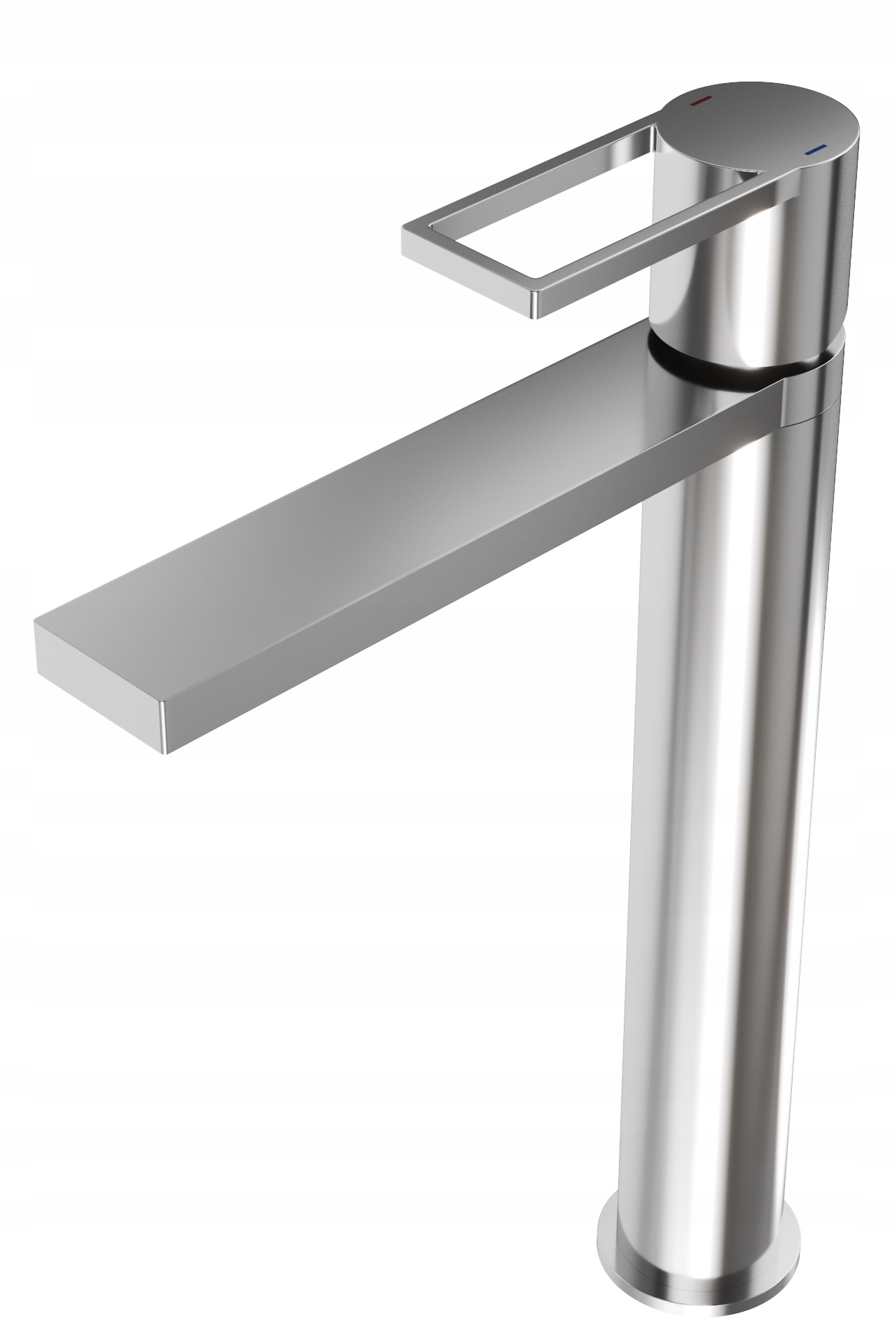 Umyvadlová Baterie Baterie Arma Stříbrná Vysoká Koupelnová Mosazná Chrom