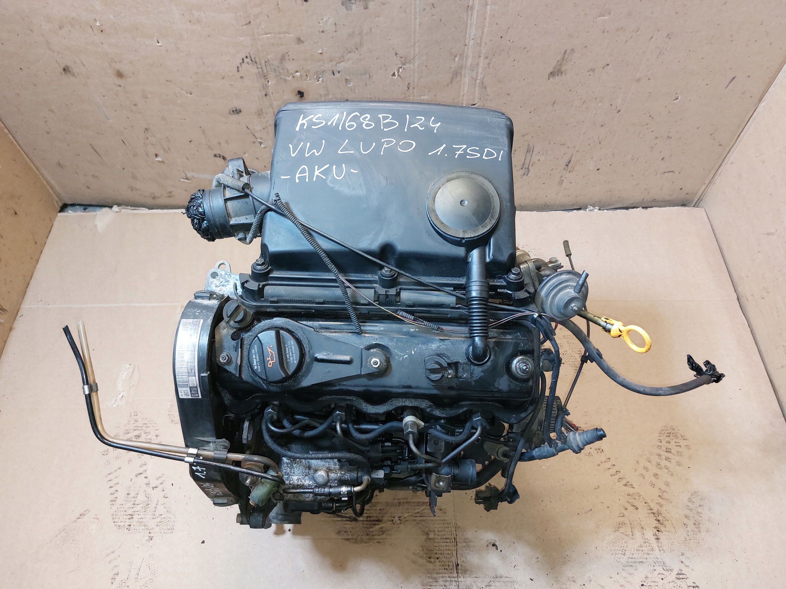 engine Z UKLADEM PALIWOWYM VW LUPO 1.7SDI AKU