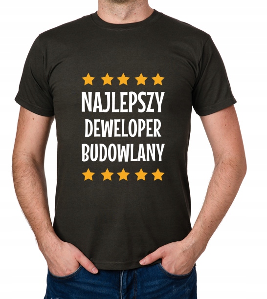 

koszulka Najlepszy Deweloper Budowlany prezent