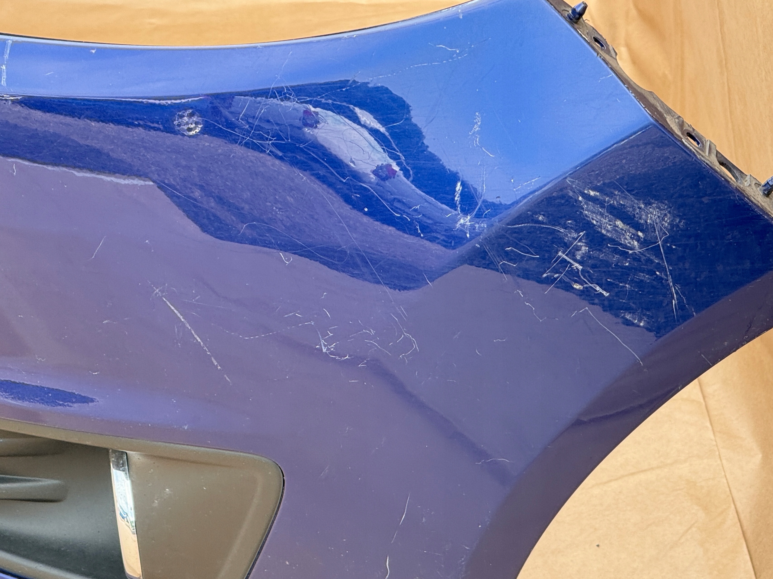 FORD FIESTA MK7 LIFT 2012-2017 bumper front DEEP IMPACT BLUE original