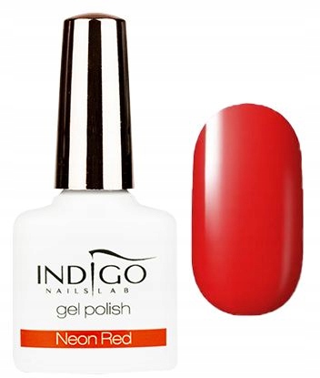 

Indigo Lakier Hybrydowy Neon Red 7ml