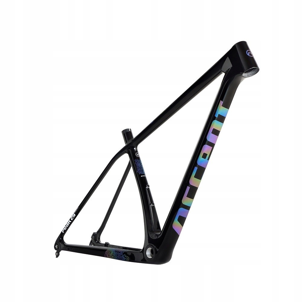 Rám Accent Mtb 29" Peak Carbon Boost černý, velikost M, boost 148x12 mm