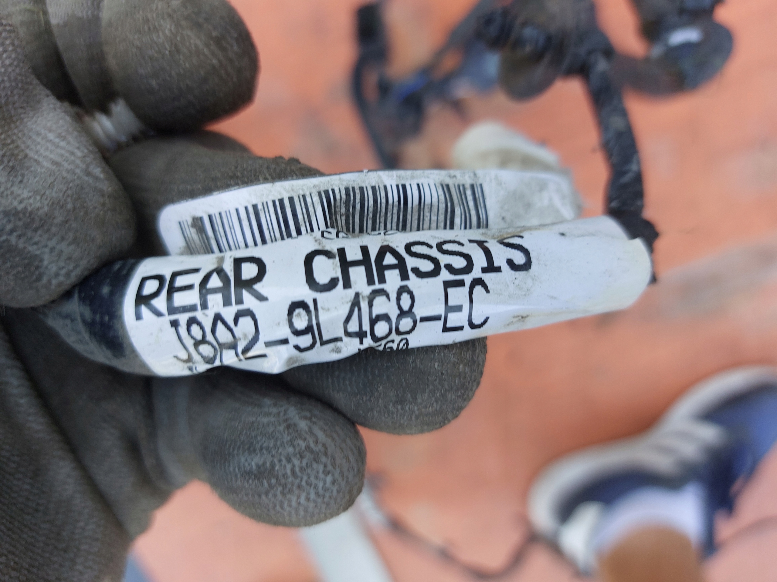 cablaggio Della sospensione posteriore RR VELAR L560 J8A2-9L468-EC