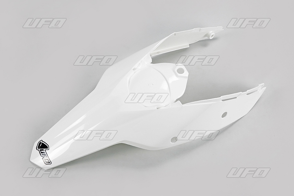 Ufo Zadný Blatník Ktm Exc '08-'11 So Zadnými Bokmi, Farba Biela