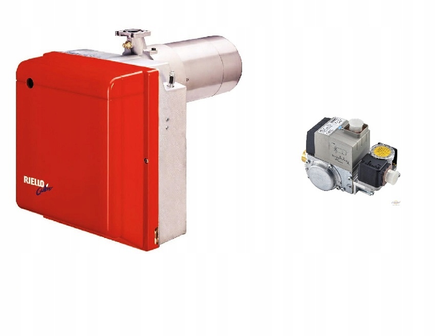 Plynový hořák Riello 145-168 mm s plynovou rampou 1/2" 110-250 kW, jednostupňový