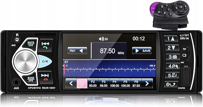 Radio samochodowe 1DIN 4.1 cali 4022D MP5 Bluetooth ekran dotykowy Hd Usb