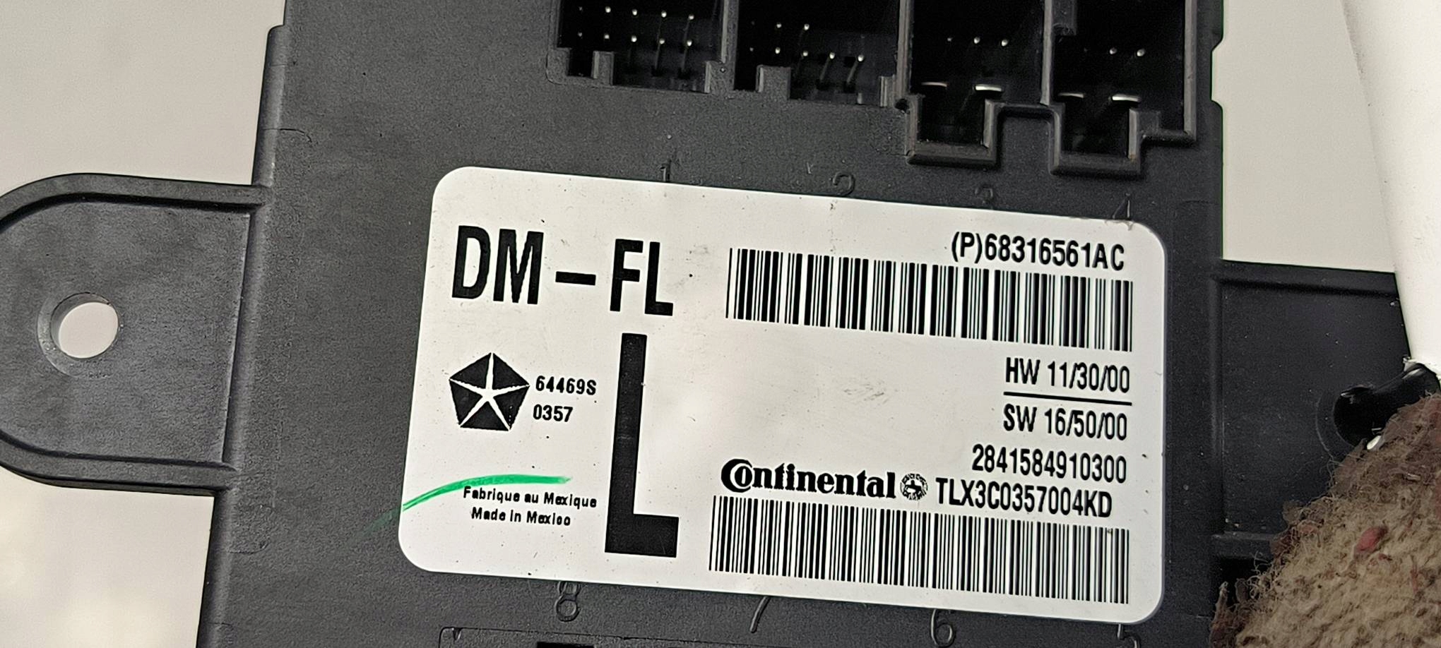 module 68316561AC DODGE DURANGO III