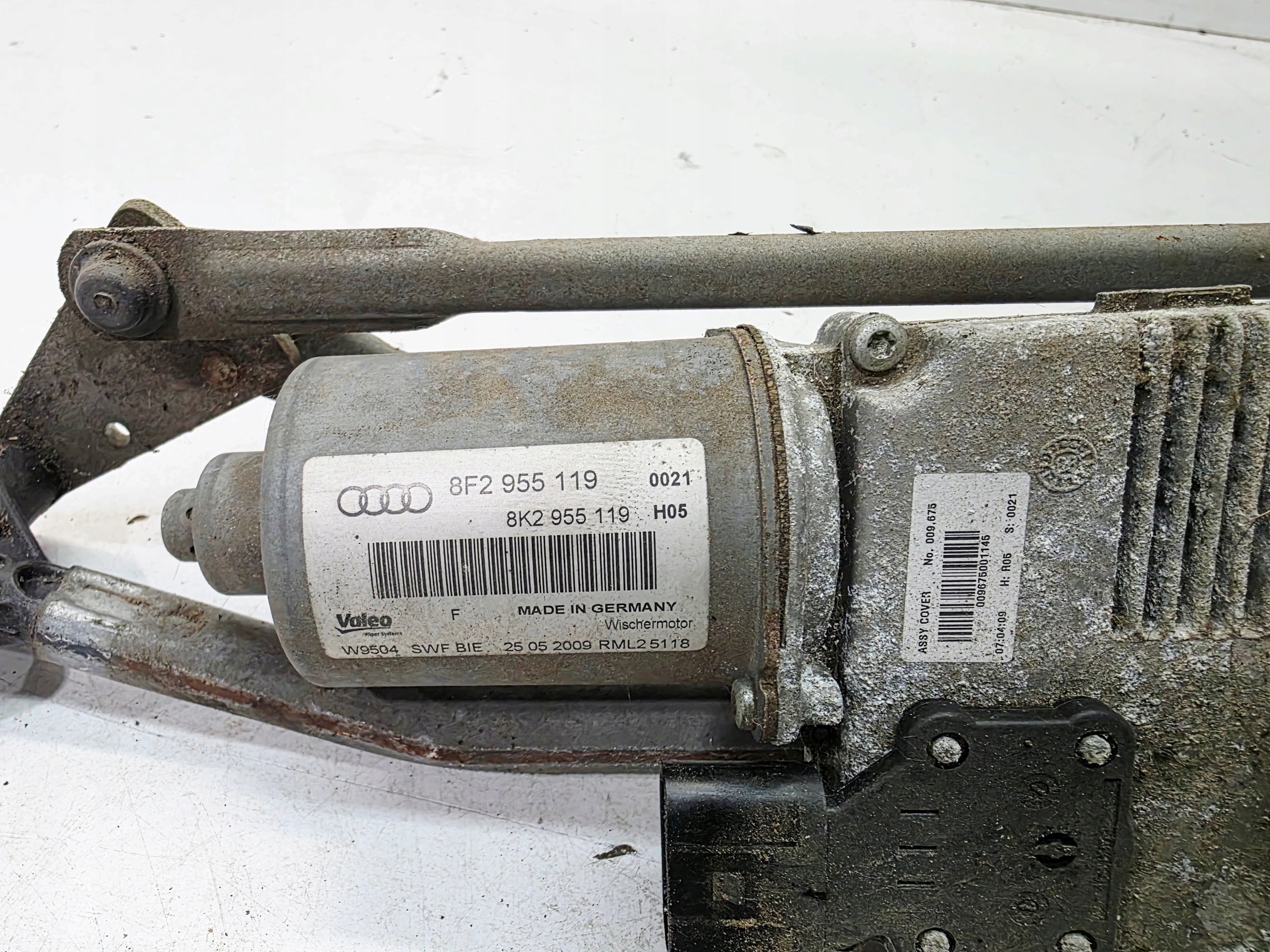 Motor Wischergestänge AUDI A5 8F CABRIO 8F2955119