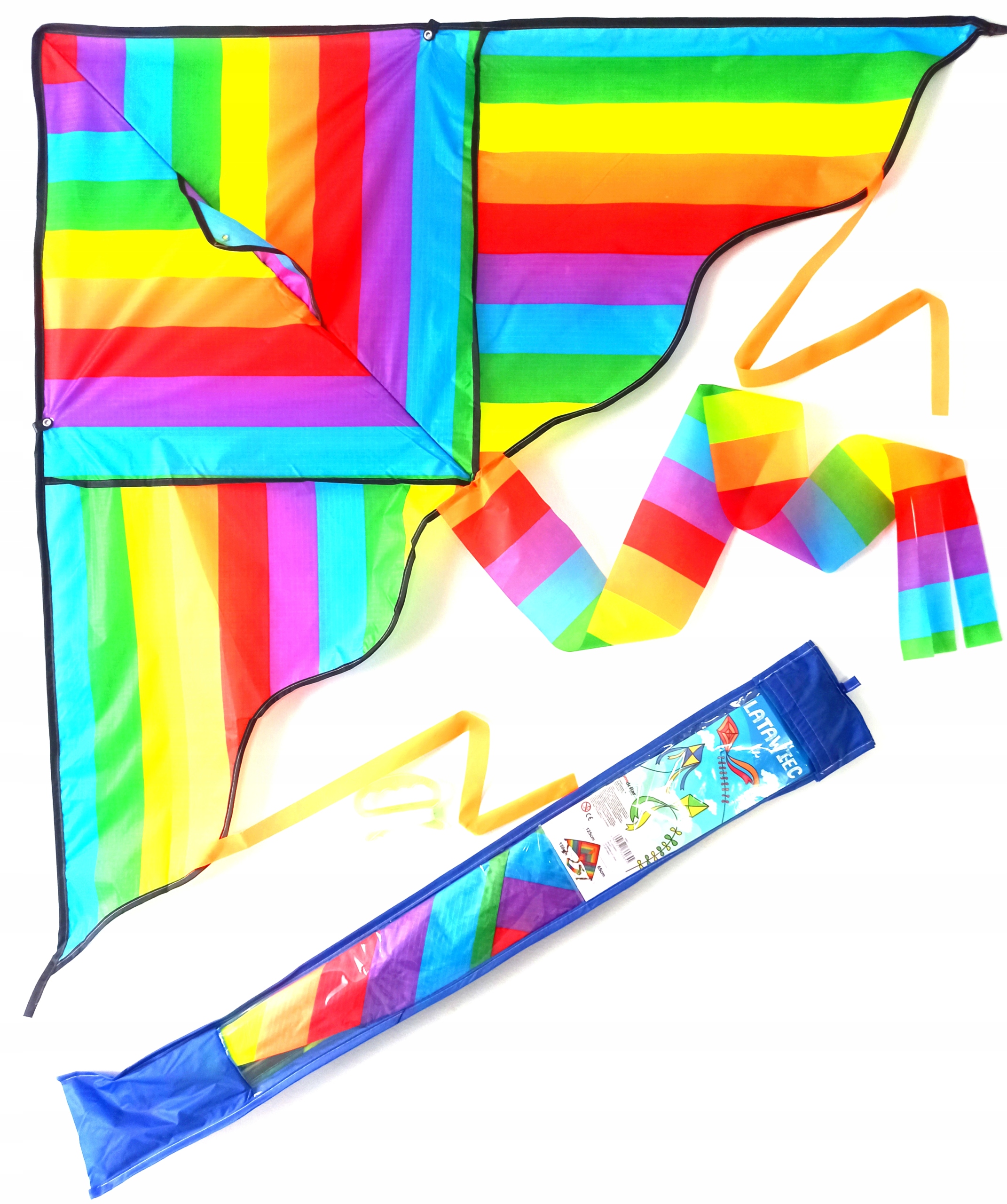 DUŻY LATAWIEC TĘCZOWY SZER .125 CM + POKROWIEC