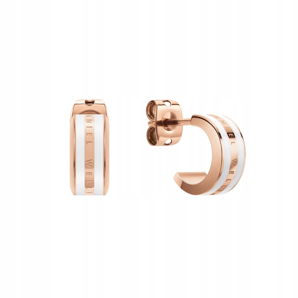 

Daniel Wellington Kolczyki Emalie, Różowe złoto