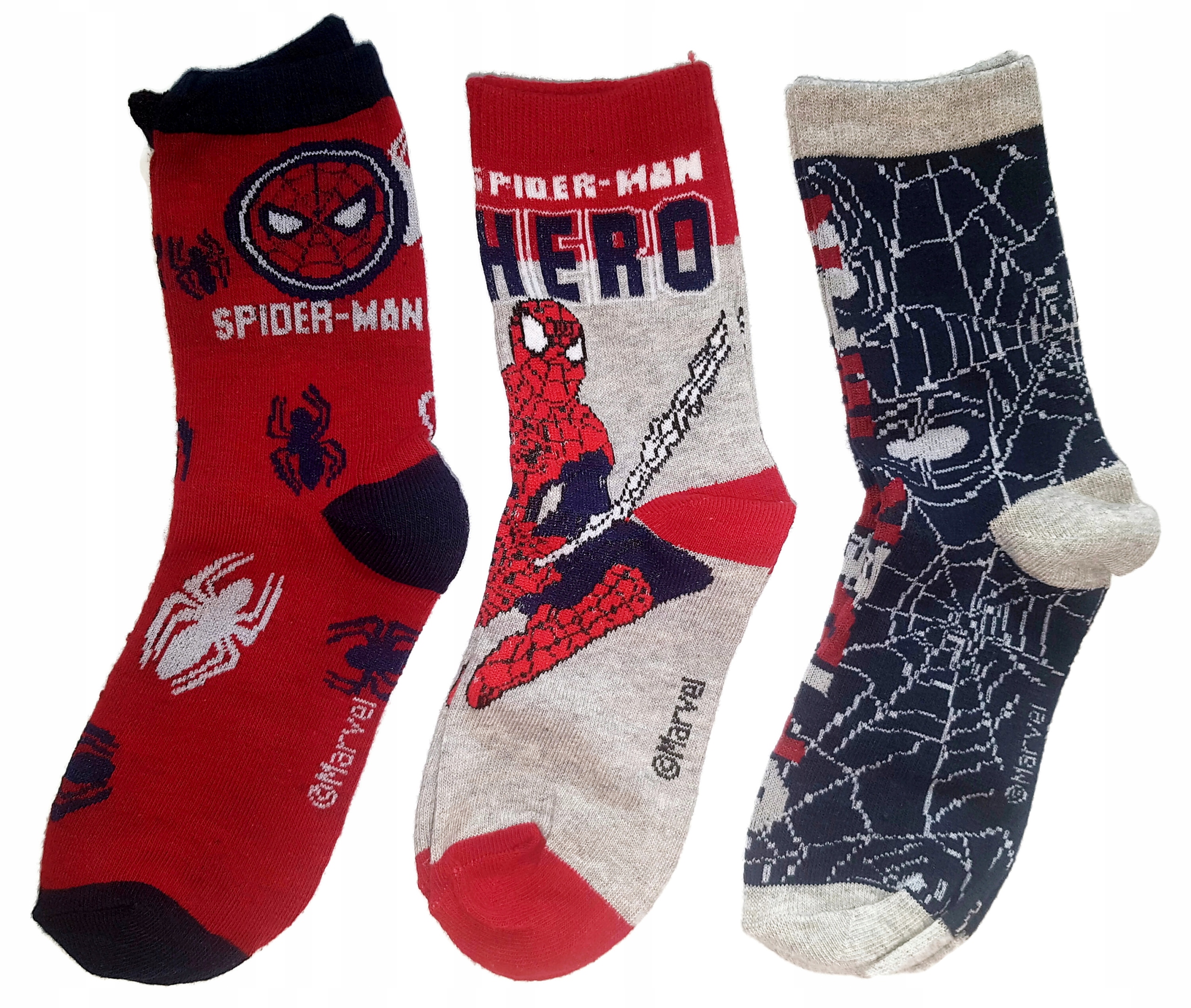 

3pak skarpetki Spiderman 27-30 Spider-man