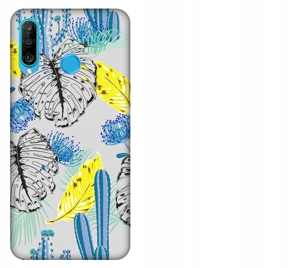 

Etui pokrowiec Huawei P30 Lite Kaktus tropikalny w