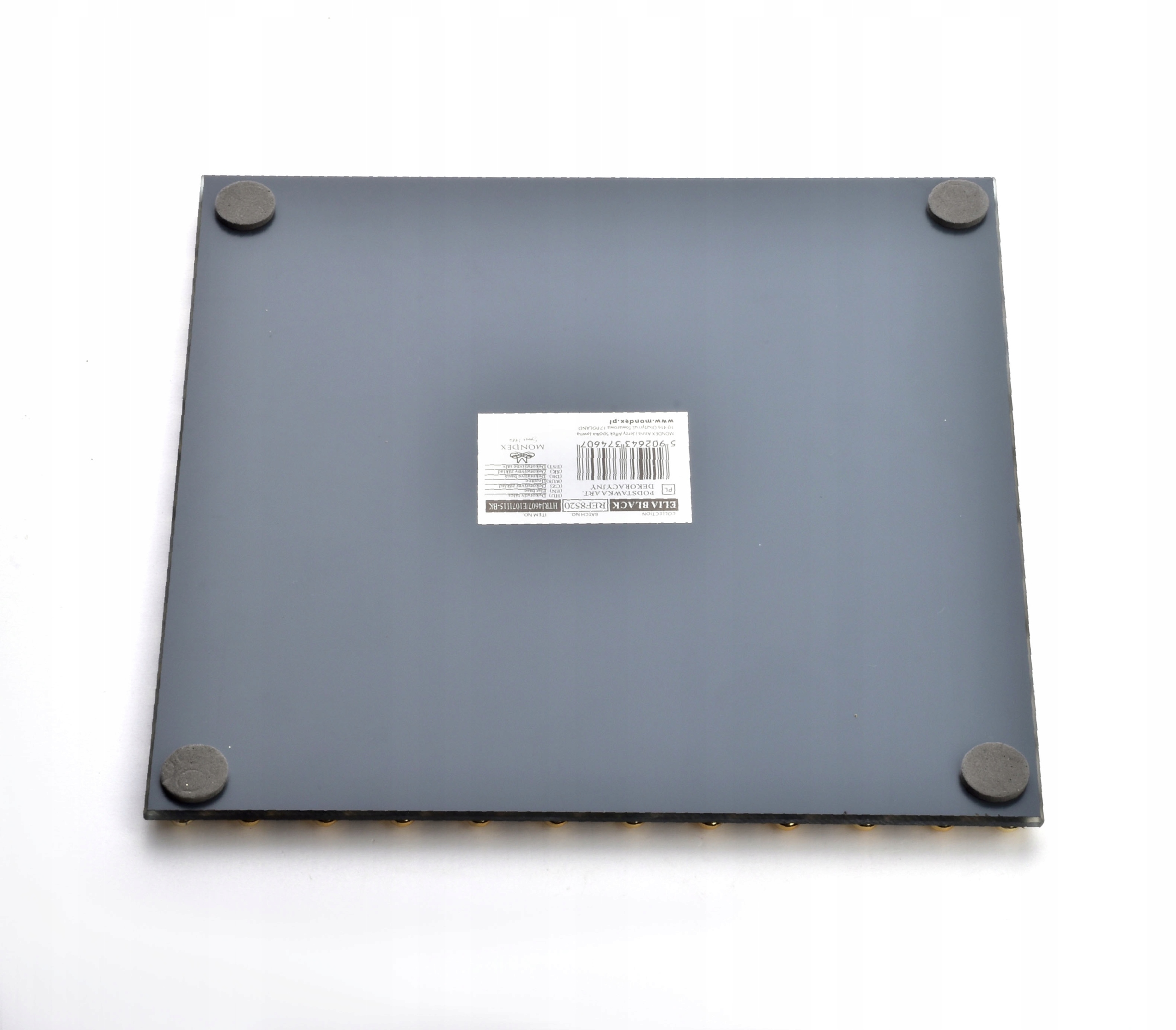 ELIA BLACK podstawka  20x20xh1cm — 3