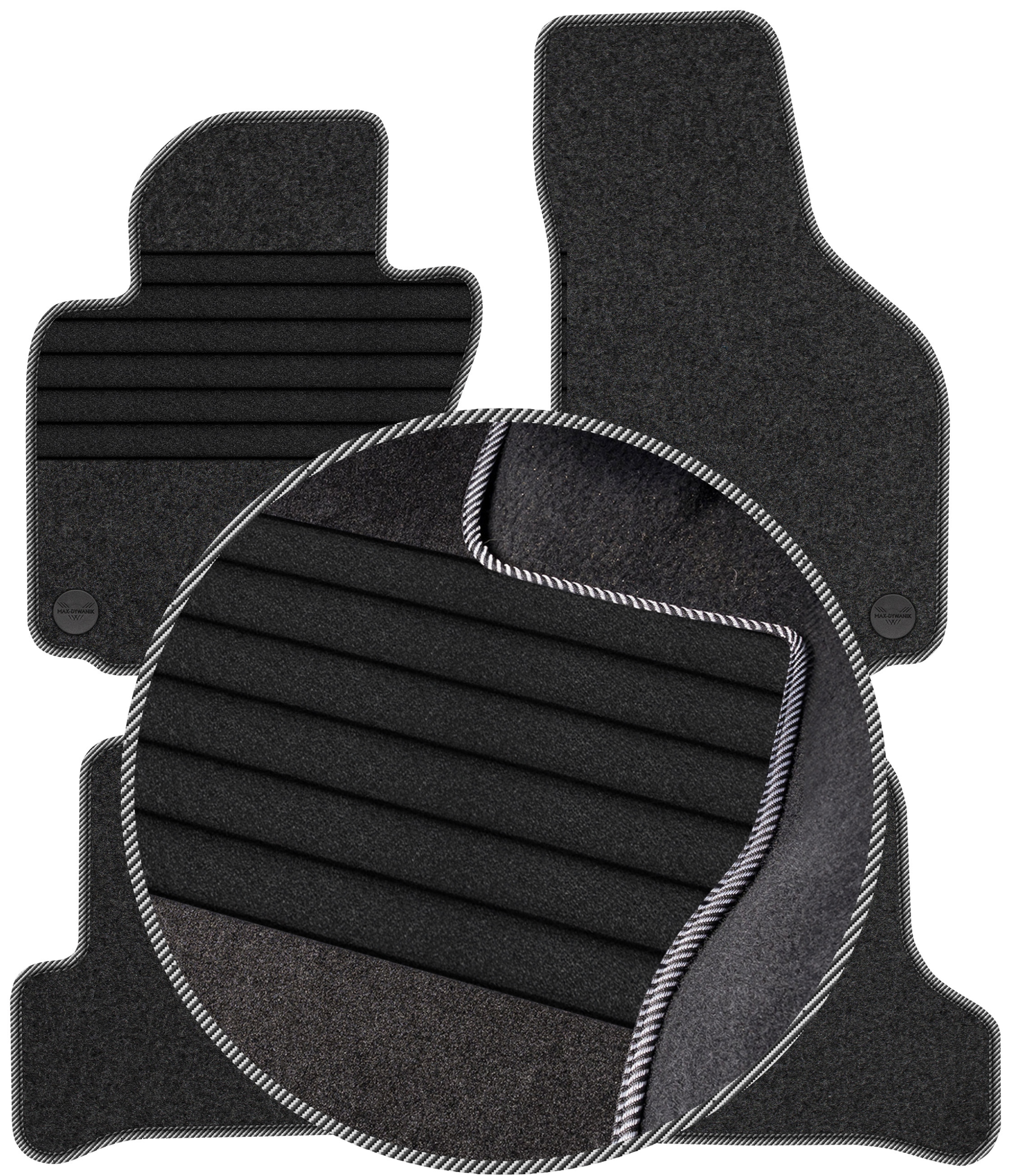Vw Golf VI 2008-2013 Velurové stěrače do auta