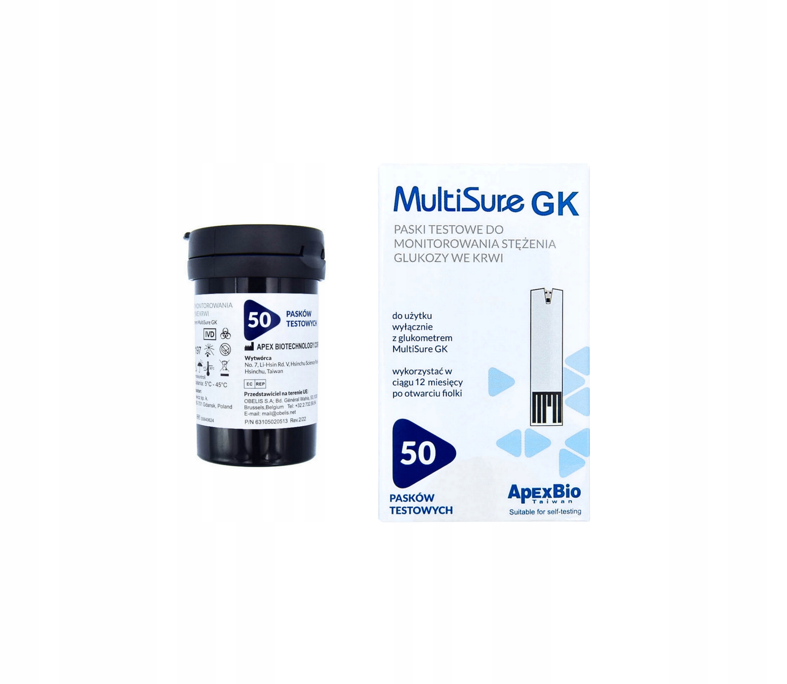 

Paski Do Glukozy Cukru Do Urządzeń Multisure Gk