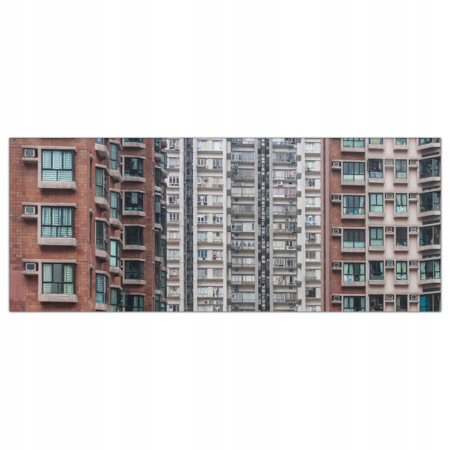 

Obraz na szkle Foto Hong Kong Apartamenty 125x50