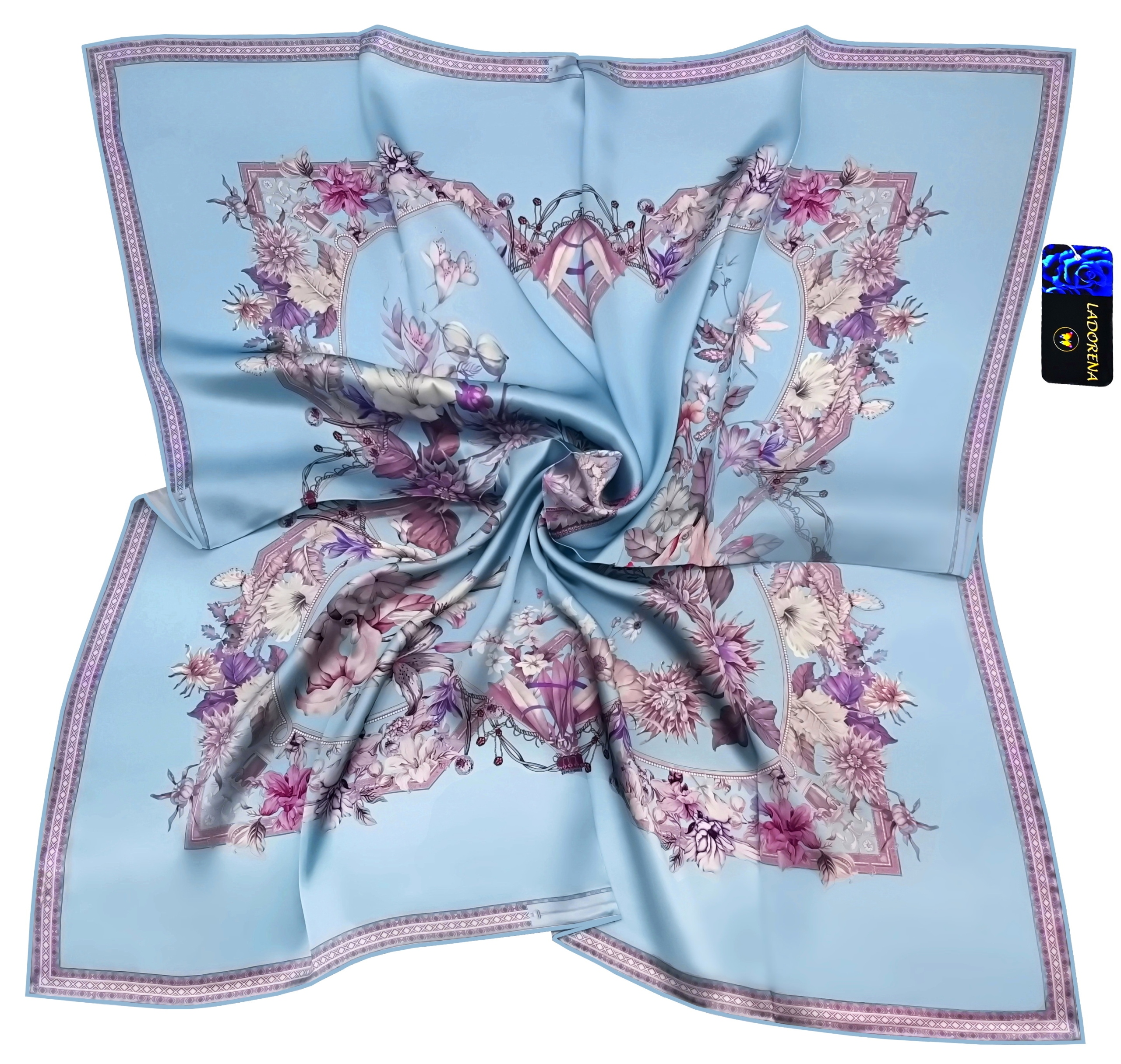 Hedvábný Šátek 100% Přírodní Morušový Hedvábí, Prémiová Kvalita+