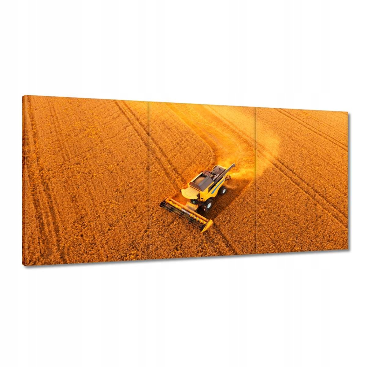 Obrazy 180x90 Pohľad zhora na kombajn
