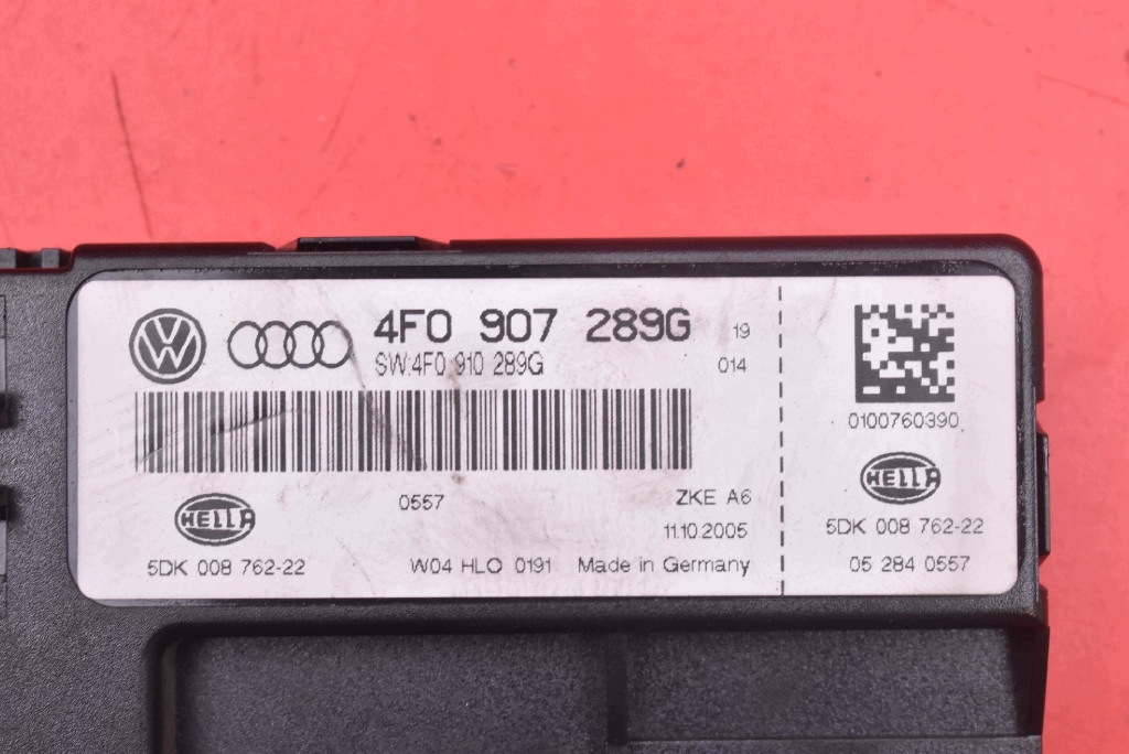 Unité commande confort 4F0907289G AUDI A6 C6 3.0 TDI 225 KM QUATTRO 04-08