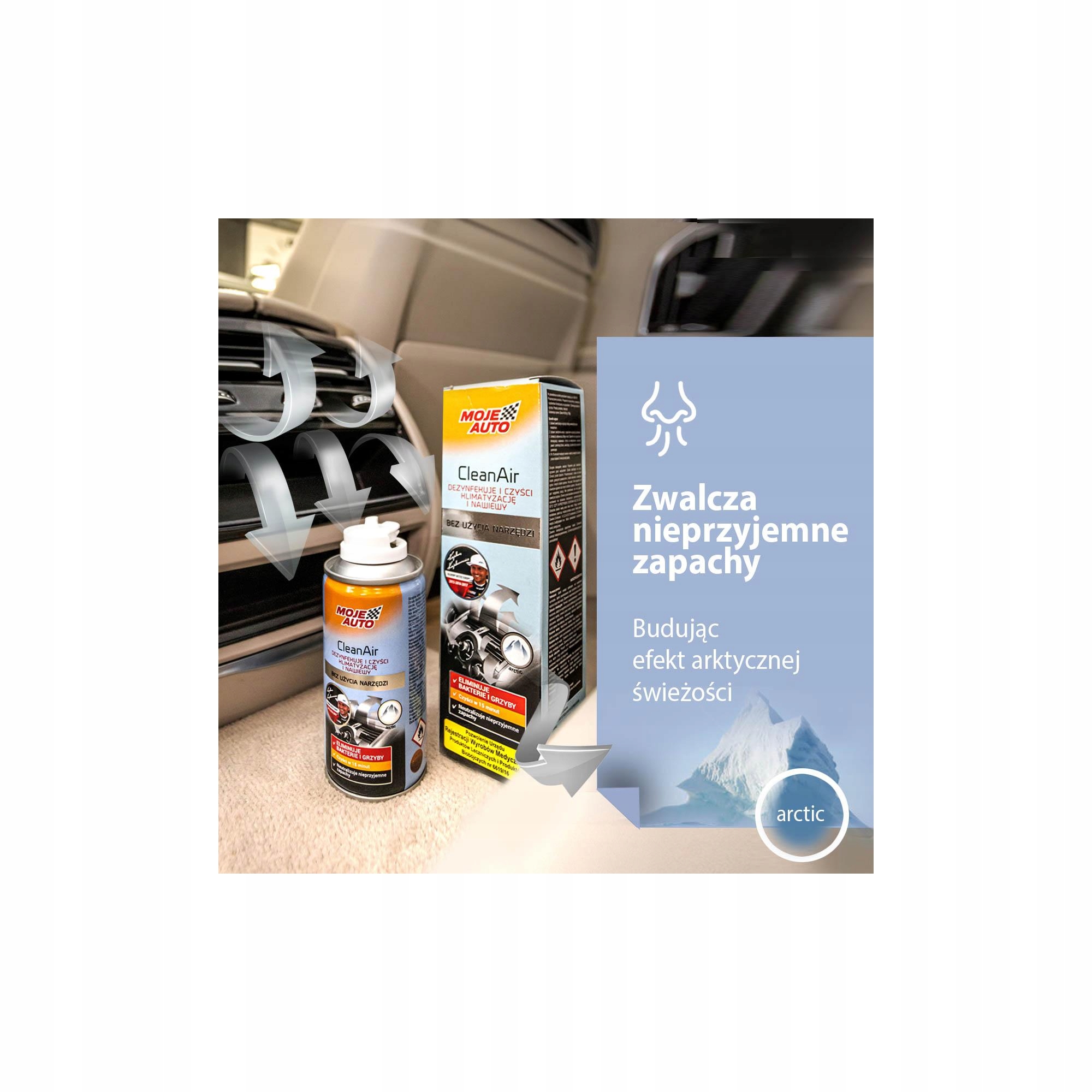 Odświeżacz Klimatyzacji i Nawiewów Arctic 150ml EAN (GTIN) 5905694013167