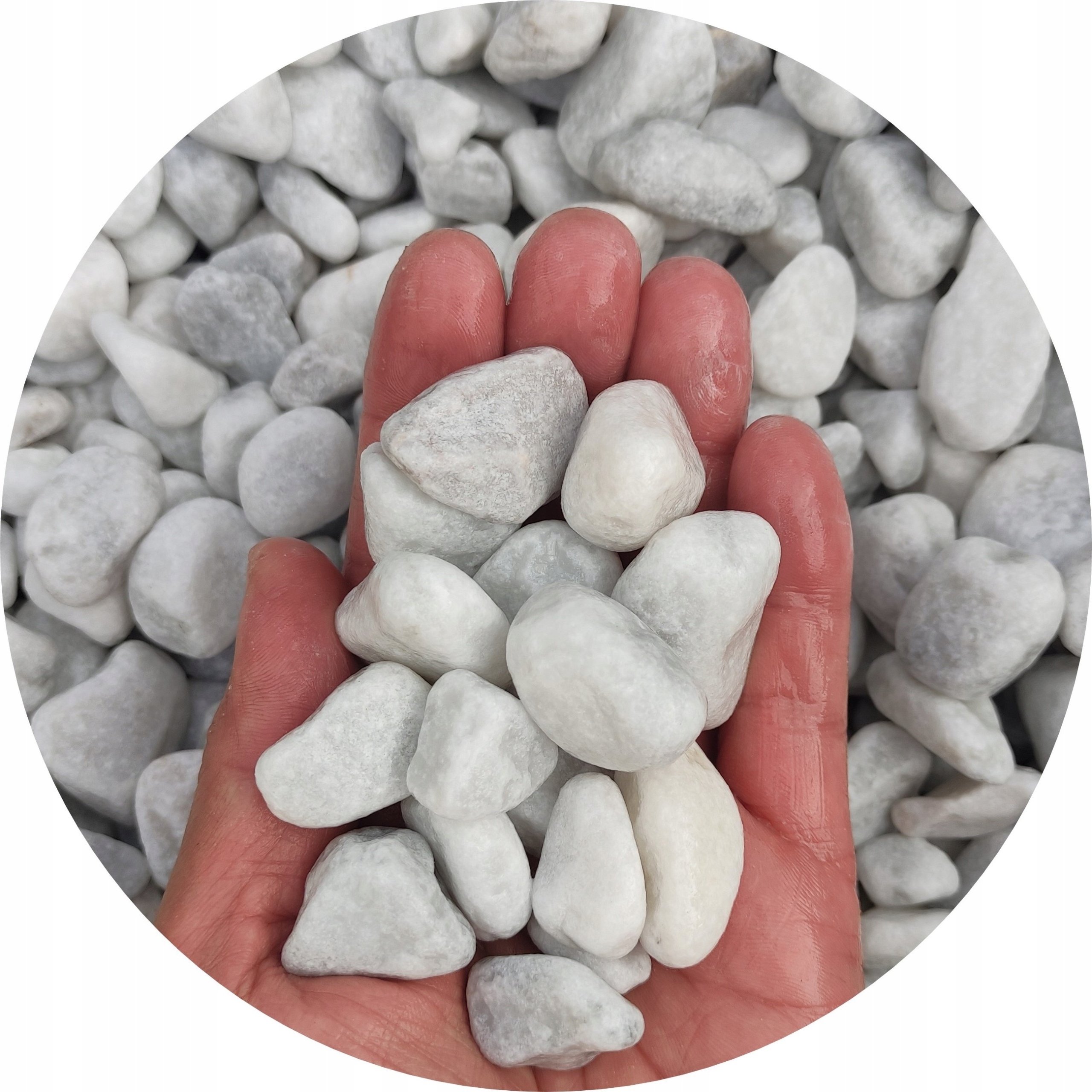 Dekorativní obaly na ledovou holubí zahradu Ice Bianco Carrara 24 kg