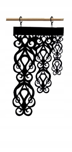

Dekor Narożny Panel Firana 50x100 cm