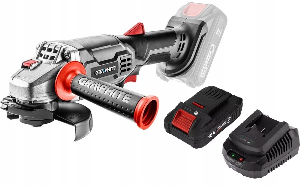 Graphite Úhlová Bruska Energy+ 18V 115MM 58G003 Sada Akumulátor 4Ah