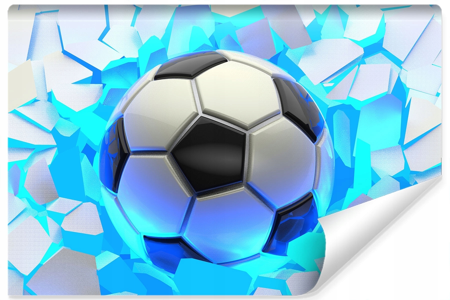 

Fototapeta Piłka Nożna 3D Sport Ściana Mur 270x180