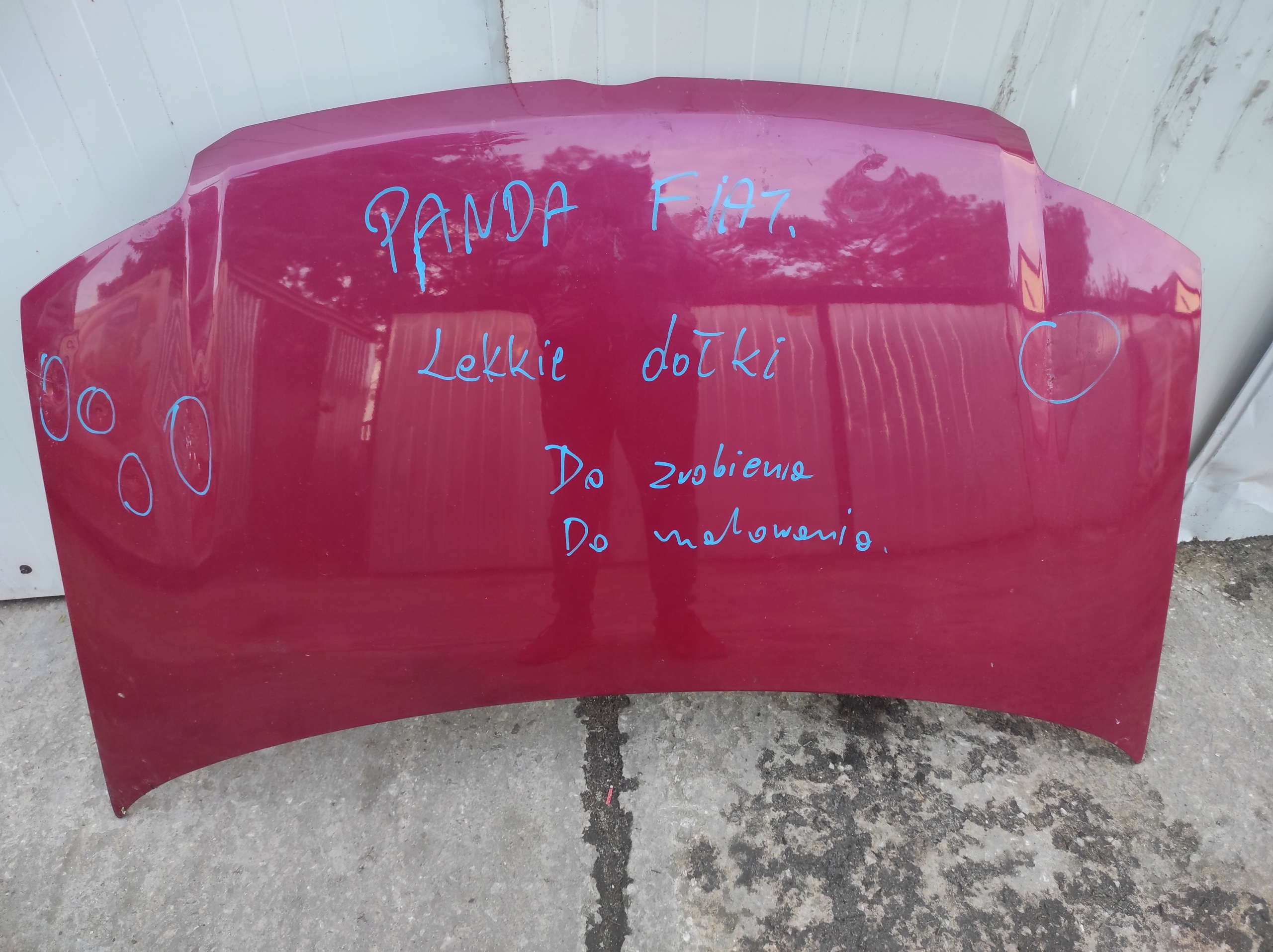 CAPOT FIAT PANDA 2 II DOLKI