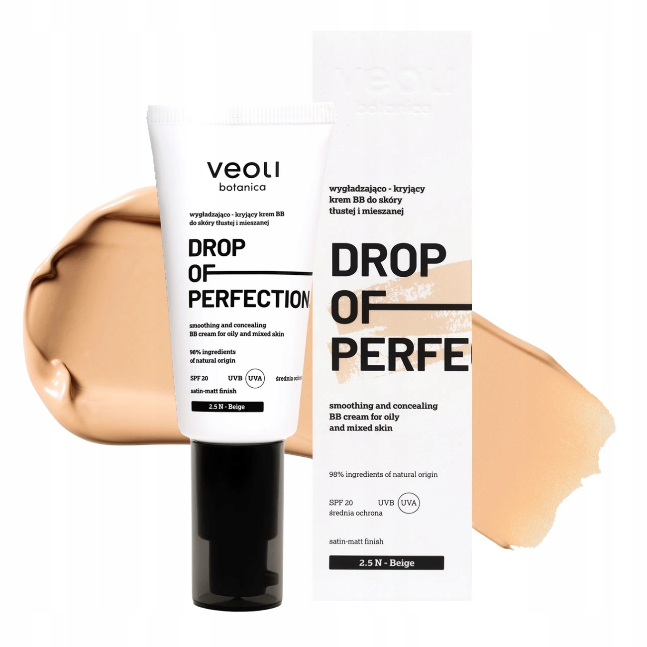 Veoli Drop of Perfection krem Bb 2.5 N Beige Krem Koloryzujący