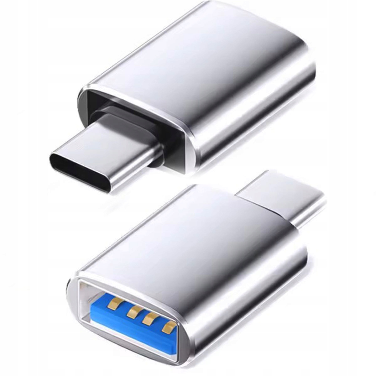 Aluminiowy adapter przejściówka Usb-a do Usb-c 3.1 Otg 10Gbps 3A
