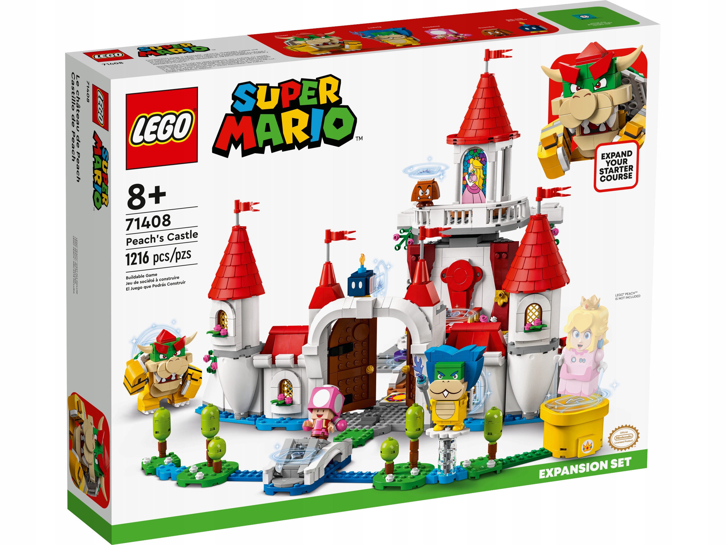 Lego Mario 71408 Hrad Peach