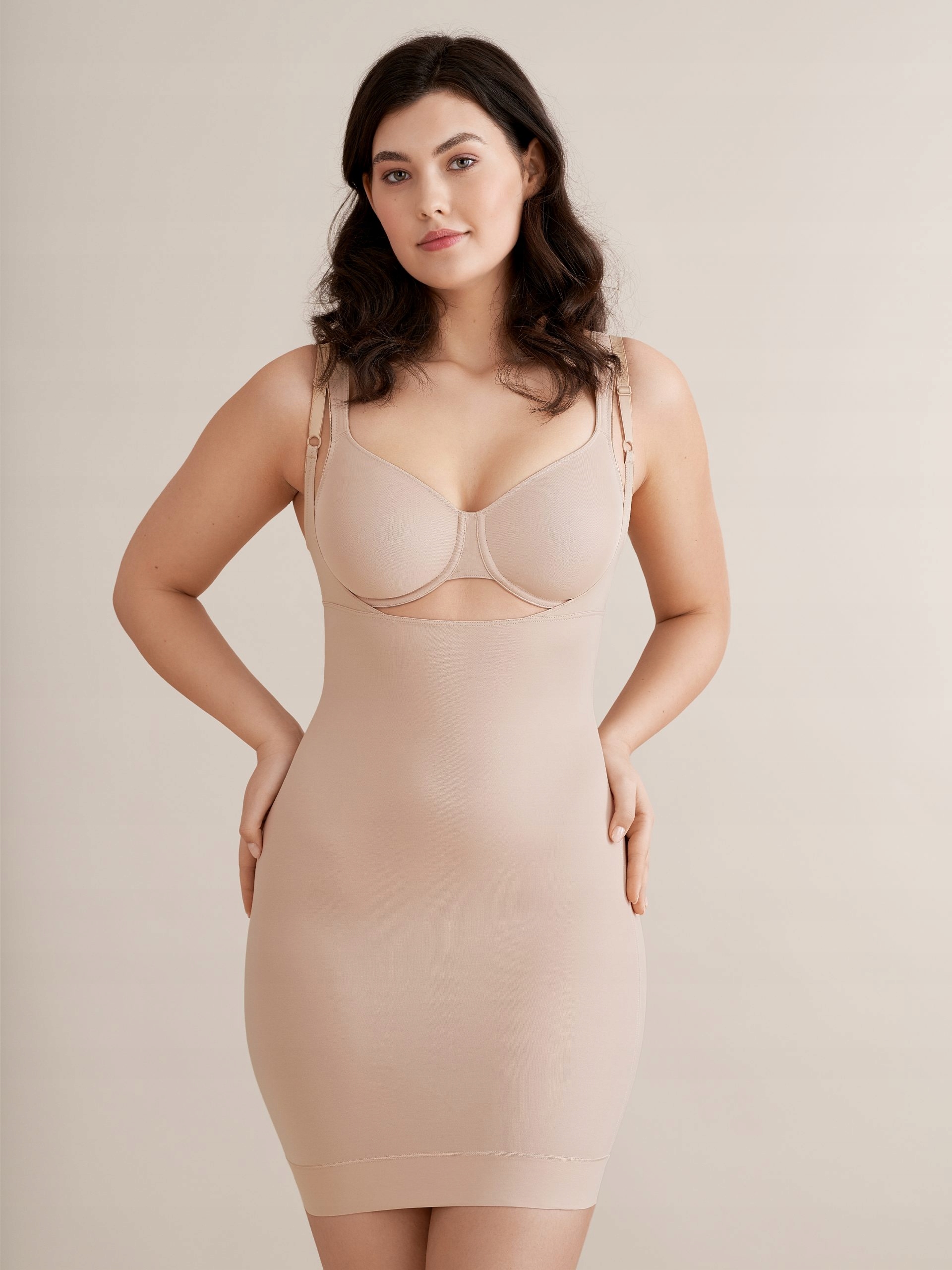 Conturelle by Felina Soft Touch Nos šaty modelovací spodnička Eu: 40 béžová