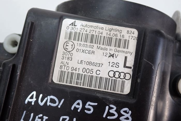 AUDI A5 XENON LED LIFT 12- reflektor left light left 8T0941005C