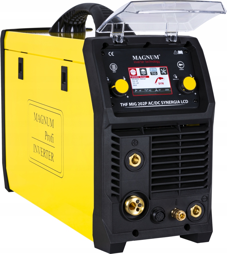 Spawarka Migomat Magnum Thf Mig 202P Ac/dc Synergia LCD Mma Tig Alu Puls