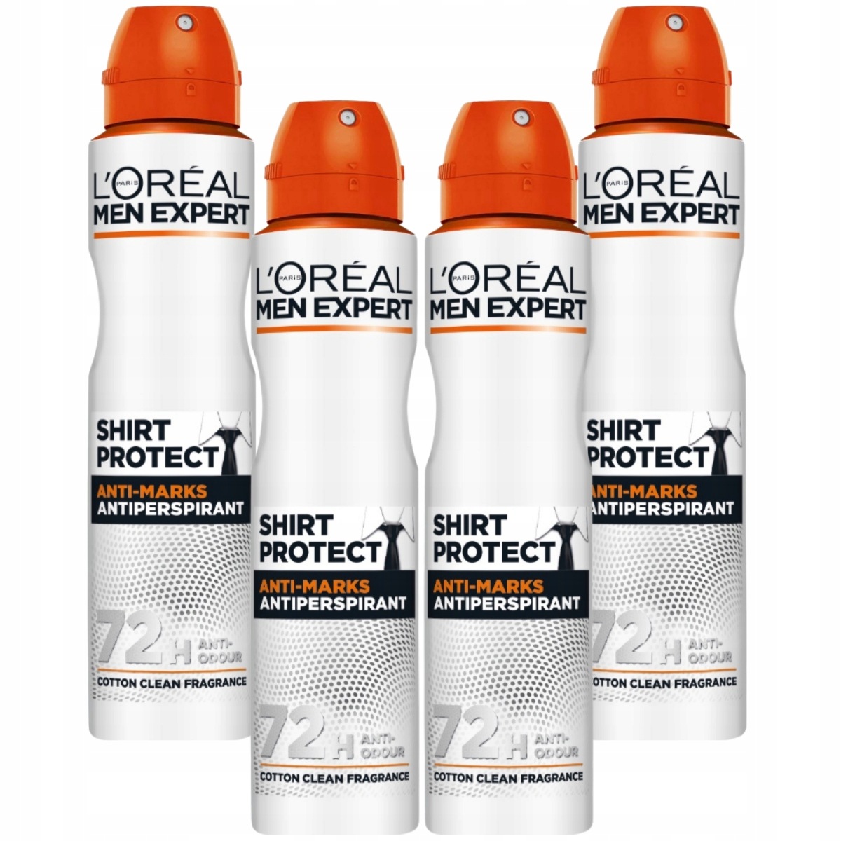L'Oréal Men Expert Shirt Protect Antiperspirant sprej pro muže 4x250 ml