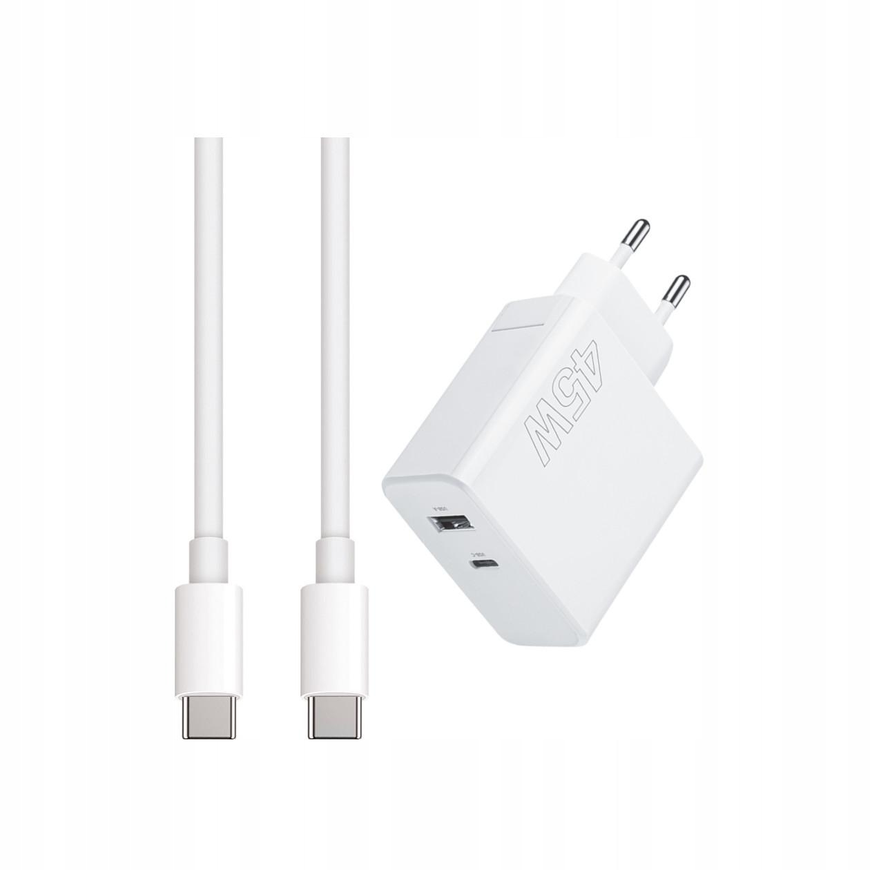 Szybka ładowarka 45W z kablem 1m 2 wejścia do Samsung Galaxy A26 5G
