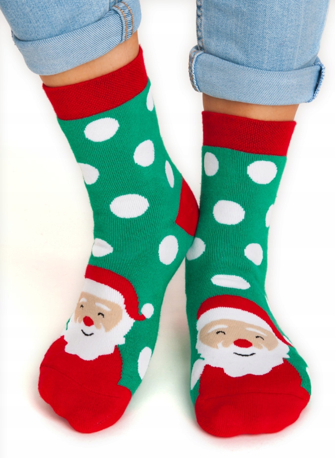 

Grube Skarpetki Świąteczne Frotte 35/38