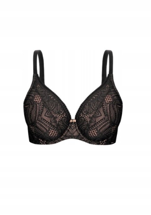 Nipplex & Mefemi Podprsenka Soft Desire Černá-béžová 75H