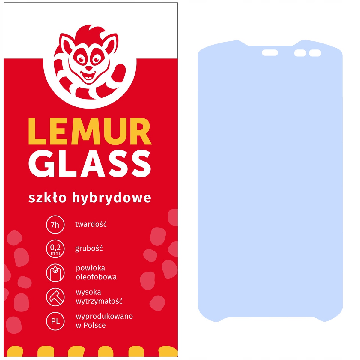 Szkło hybrydowe do Zebra TC52 / TC52-HC / TC57