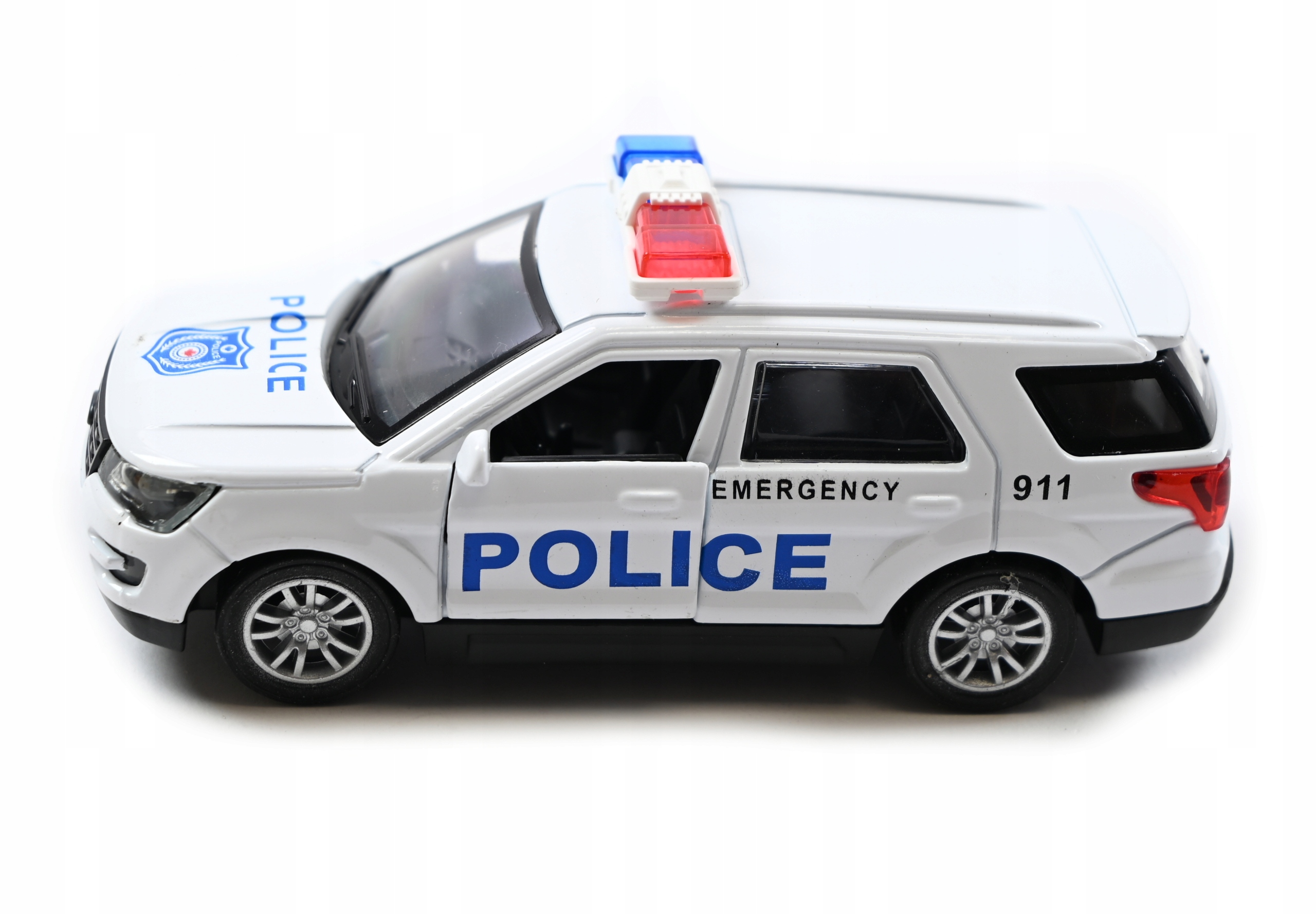 POLICJA RADIOWÓZ SAMOCHÓD TERENOWY METALOWE AUTO ŚWIATŁO DŹWIĘK Rodzaj pojazdu terenowy