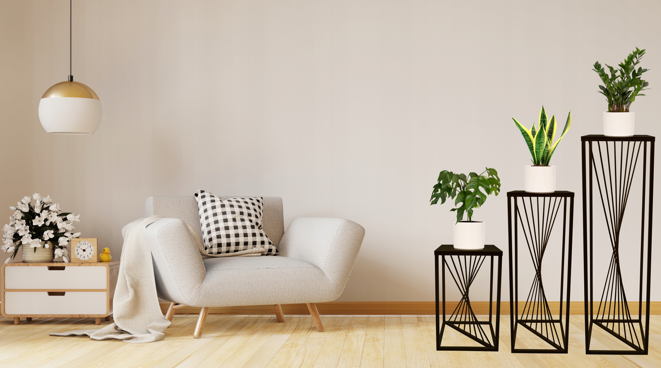 KWIETNIK STOJĄCY STOJAK PÓŁKI NA KWIATY ROŚLINY METALOWY RIVER czarny 40cm Maksymalna liczba donic 1