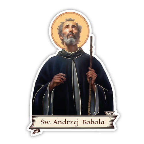 Samolepka sv. Ondřeje Bobola Patron Polský Set