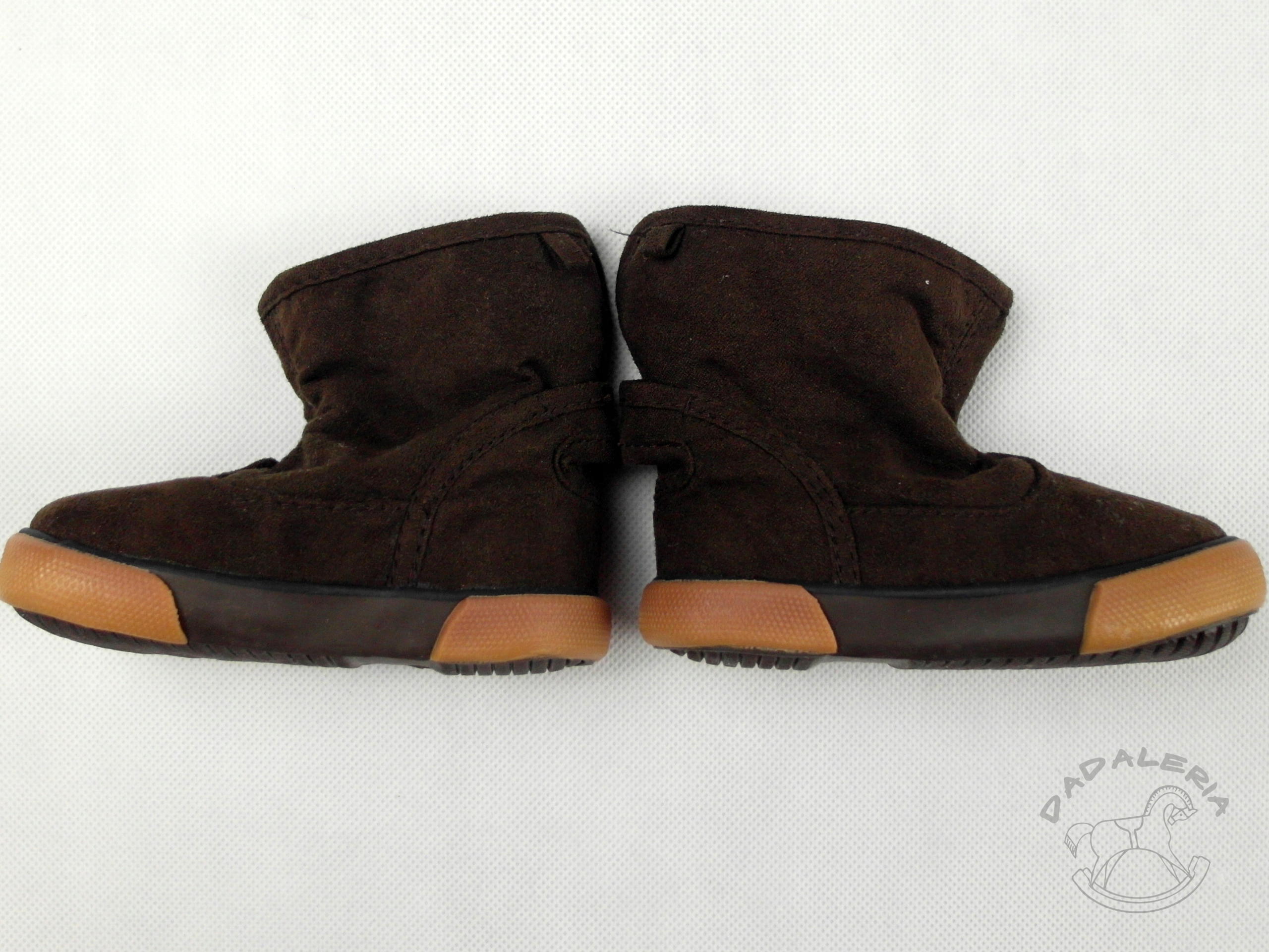 Brązowe lekko ocieplane buciki 16-17 Bohater brak