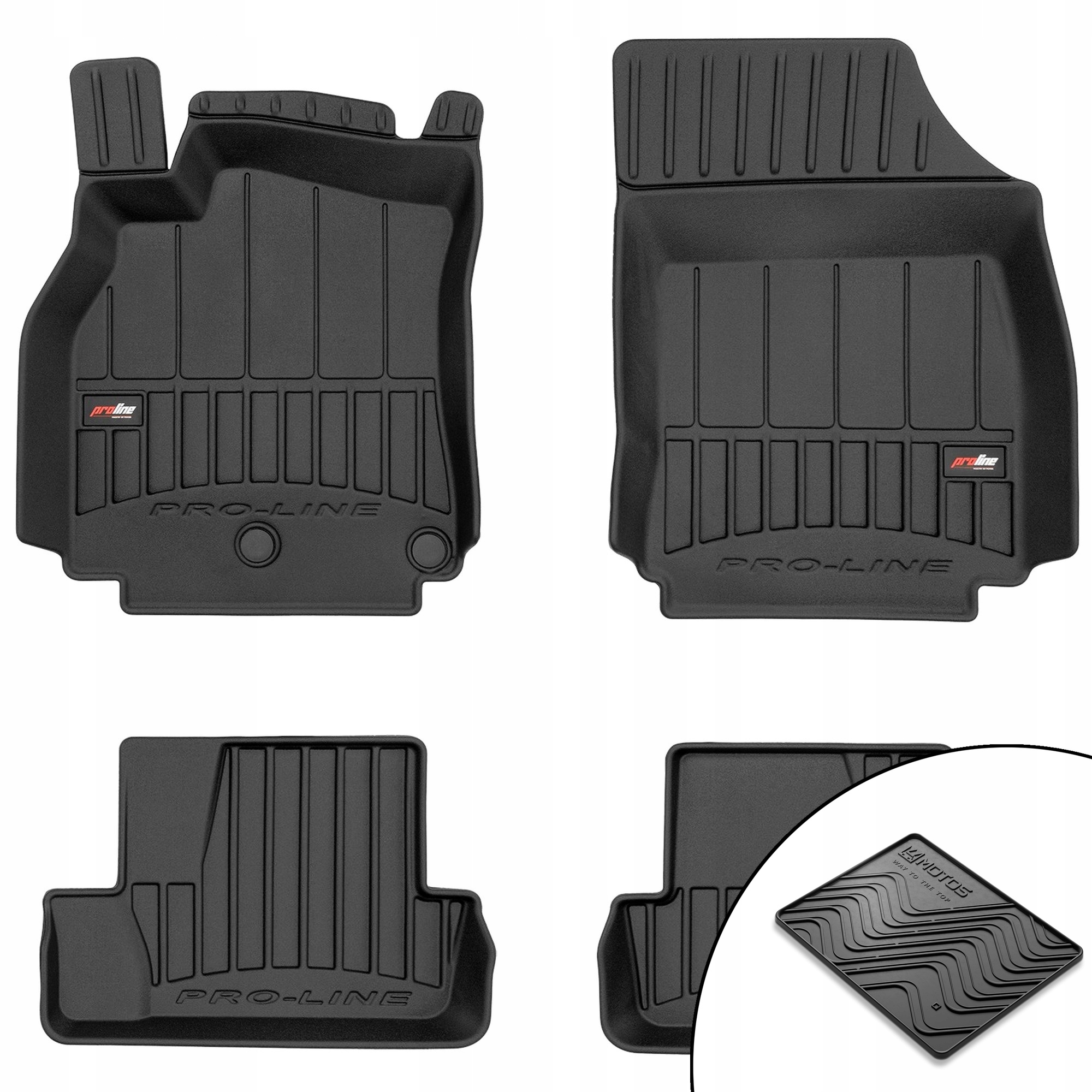 Gumové 3D koberce Renault Megane III 2008-2016 rohož bonus