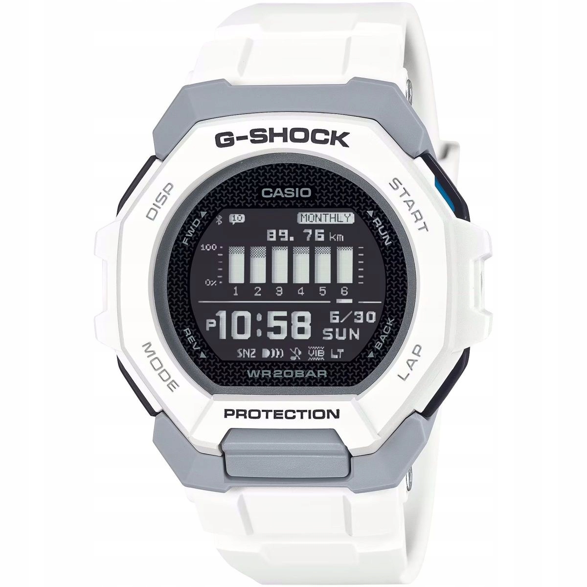 Hodinky Casio G-Shock G-squad bílé GBD-300-7ER