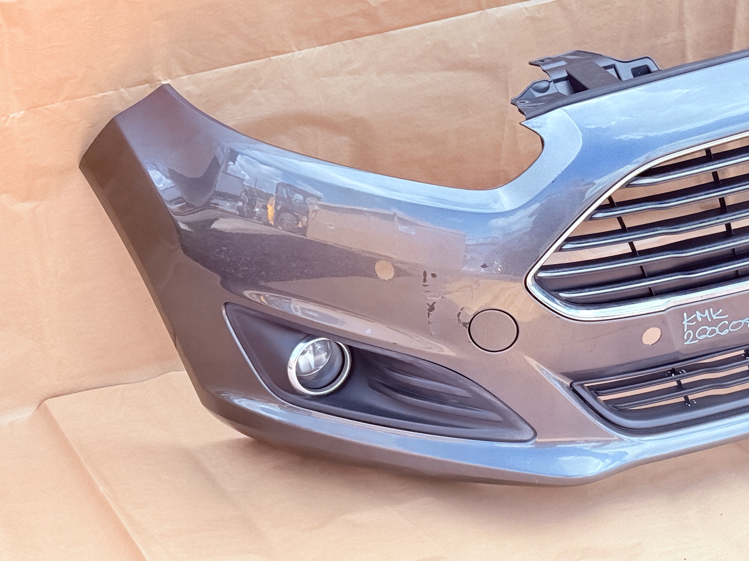 FORD FIESTA MK7 LIFT 2012-2017 bumper front MAGNETIC GRAY original