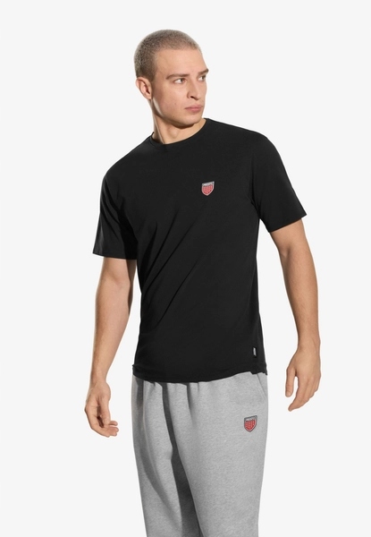 Koszulka męska t-shirt Prosto Shield Slim czarna M