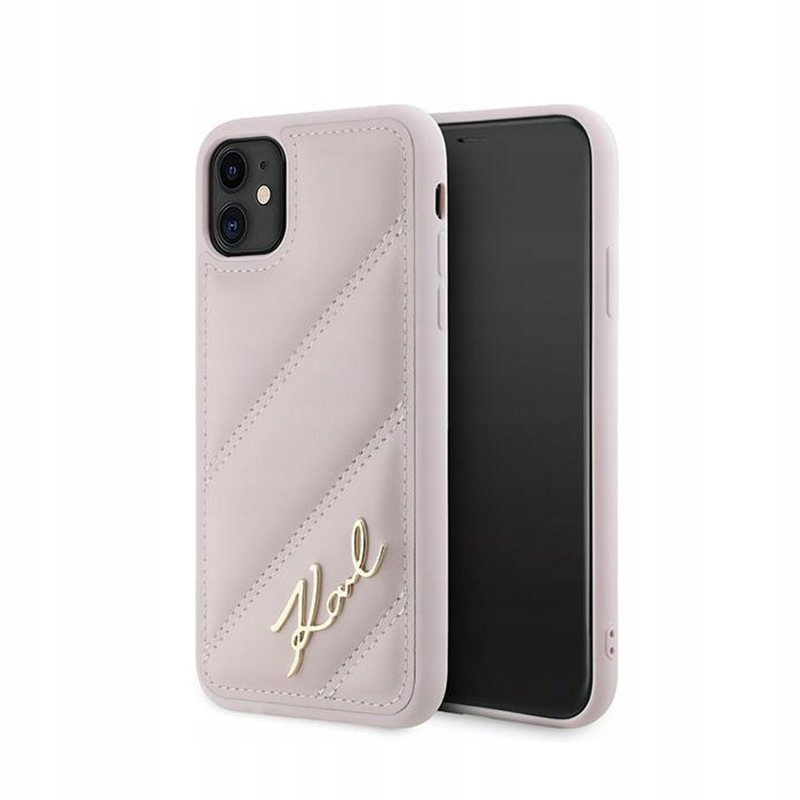 Karl Lagerfeld – Pouzdro pro iPhone 11 (růžové)