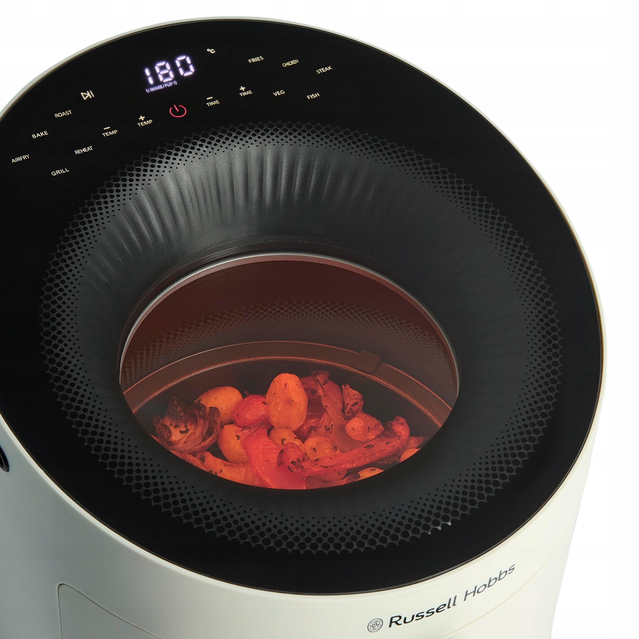 RUSSELL HOBBS Frytkownica Beztłuszczowa 5L 10 Programów Okienko Kremowa — miniatura 4